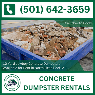 North Little Rock Concrete Dumpster Rental